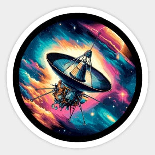Voyage to the Stars - Voyager Spacecraft Sticker